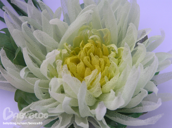 Астра из ткани "Снежинка" Vortex Flowers Астра из ткани "Снежинка" Vortex Flowers