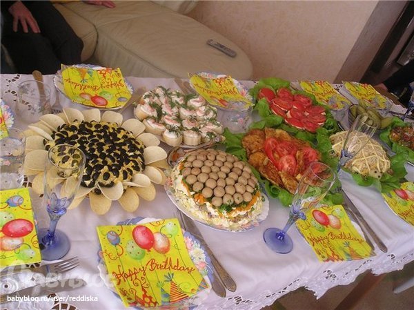 Украшения на стол на детский день рождения своими руками