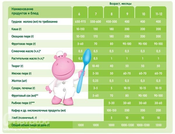 Сколько должен кушать годовалый ребёнок Сколько должен кушать годовалый ребёнок