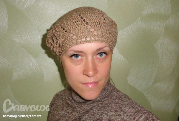 Вязание беретов крючком для осени 40