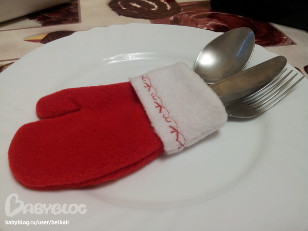 Саше для столовых приборов своими руками