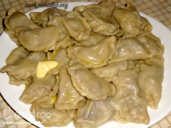 Вареники с картошкой и грибами рецепт
