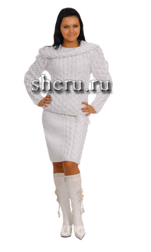 Вязанные Юбки И Костюмы Для Женщин