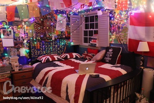 постельное белье с британским флагом