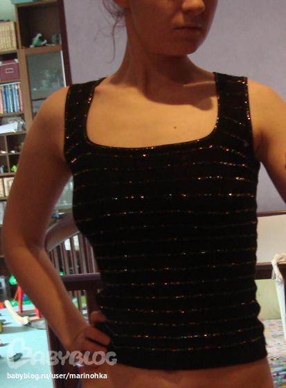 Маечка из хлопкового трикотажа р. 44 б/у