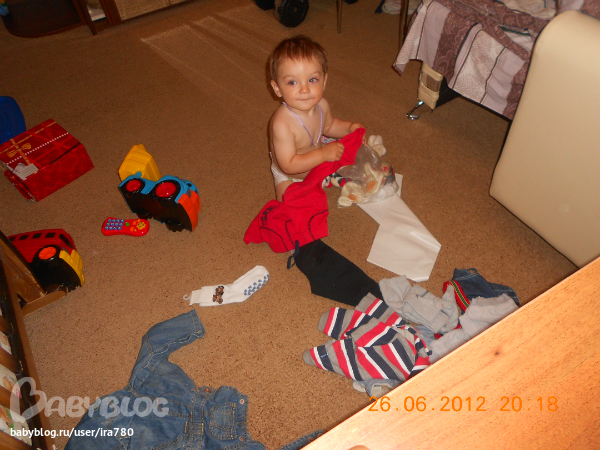 первая уборка на полках своих.