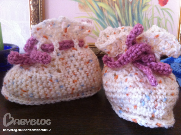 Пинеточки крючком