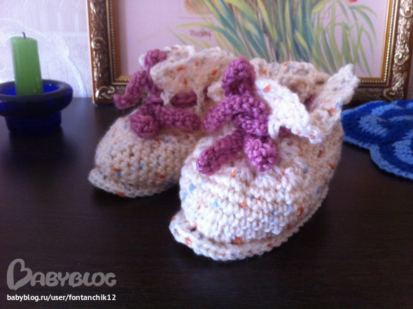 Пинеточки крючком