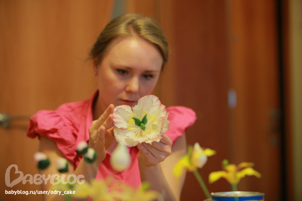 цветы в английской технике