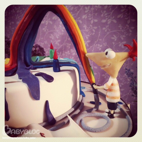 Phineas and Ferb cake
