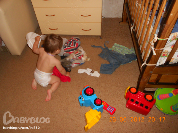 первая уборка на полках своих.