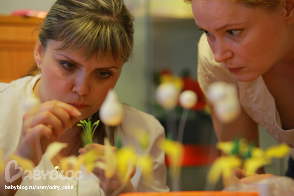 цветы в английской технике