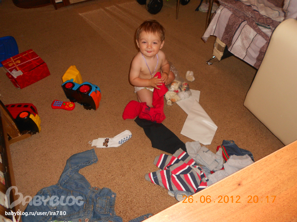 первая уборка на полках своих.