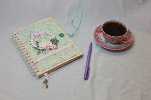 Блокнот в стиле шебби шик!