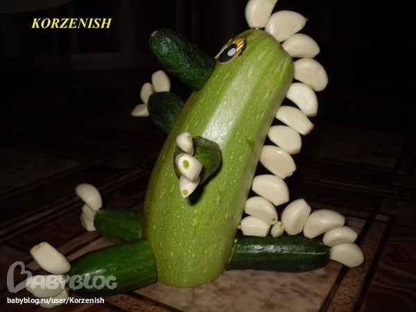 Поделки Из Овощей Кабачка Фото