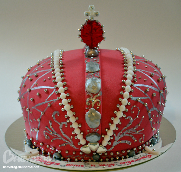 Торт с короной императорская