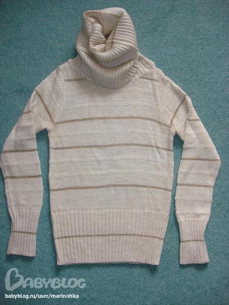 Свитер с воротом