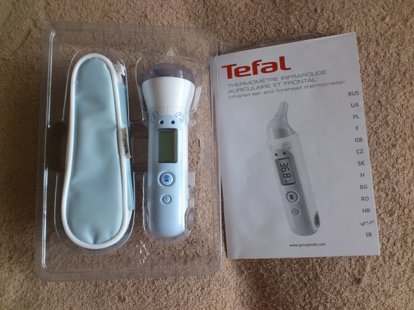 Новый детский термометр Tefal BH 1110 1500р.
