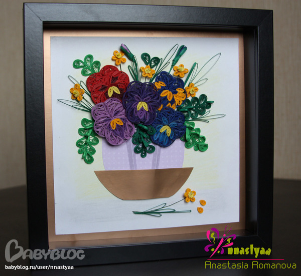 Подарок - анютины глазки!