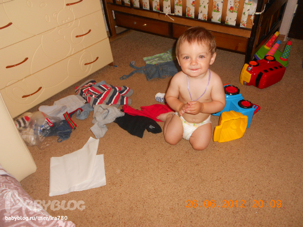 первая уборка на полках своих.