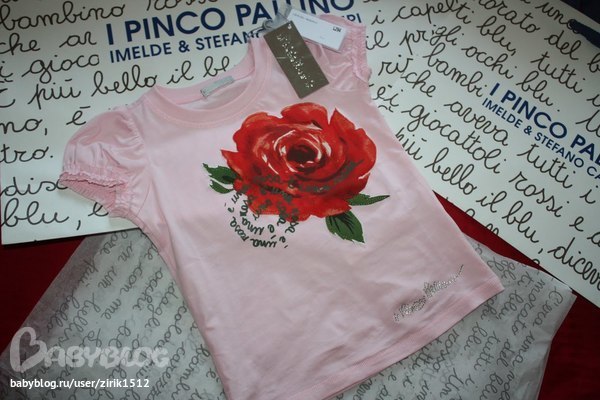 Суперская футболочка I Pinco Pallino на 5 лет 1500