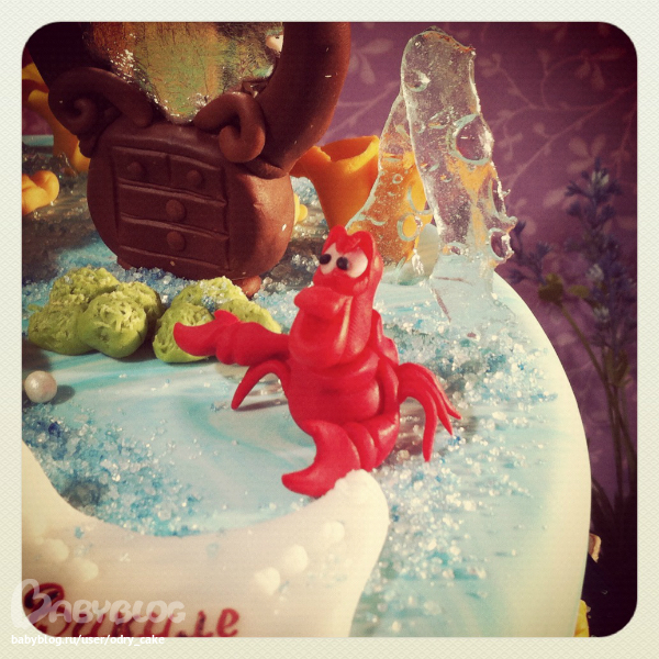 торт русалочка