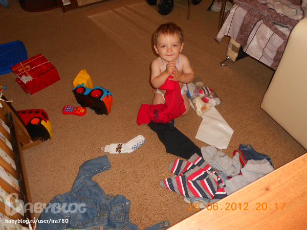 первая уборка на полках своих.