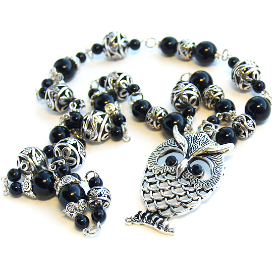 Хранительница леса - колье и серьги