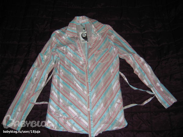 Для беременной рубашка-блузка 40-42р НОВАЯ 1200руб
