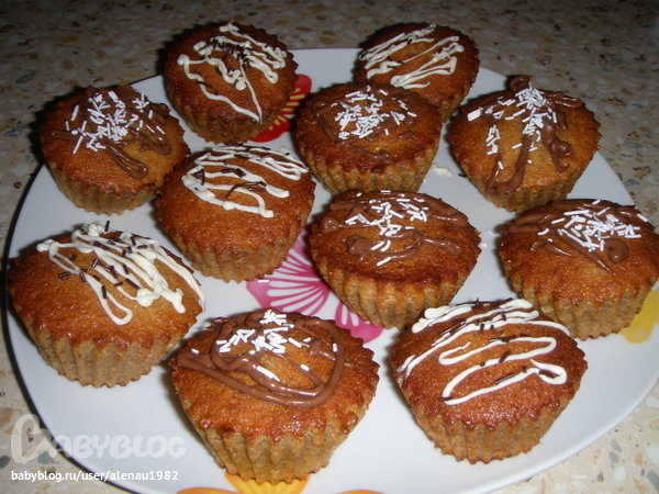 Банановые маффины (самый удачный рецепт)